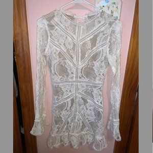 Tobi Lace Backless Dress